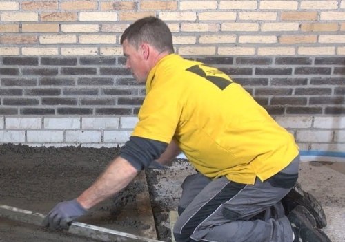 Wat is de goedkoopste manier om een betonnen vloer waterpas te maken?